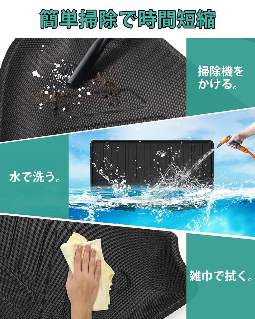 Mixsuper Honda 3D Luggage Trunk Compatible with November 3D Molded Cargo Made of TPE Luggage Easy Set N-ONE JG3/JG4 Mat/Tray Mat, 2020-Present Models,