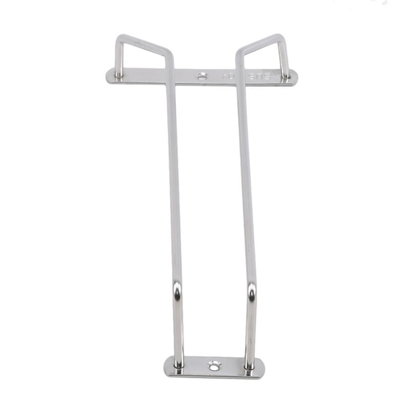 Red Wine Glass Goblets Hanger Racks Stainless Steel Shelving Organizer Upside Down Stemware Home Bar Pub Holders 2025 New
