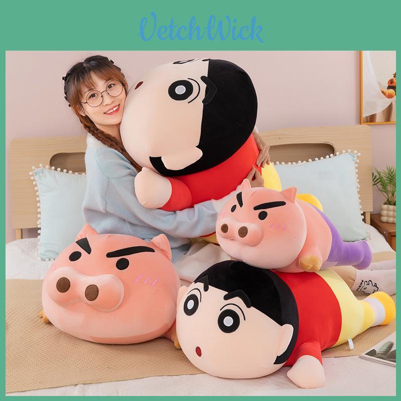 Soft And Snuggly Crayon Shin-chan Plush Cushion With Lovable Pig Character Perfect For Kids