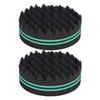 2pcs Small Holes Sponge Brush Curl Twist Hair Sponge Double Sided Comb Twist Hair Wave Brush