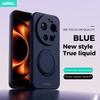 Чехол для Xiaomi 17 Ultra, приятный на ощупь, из жидкого силикона, с кольцом-держателем Magsafe, с внутренней меховой подкладкой, мягкая крышка для мобильного телефона