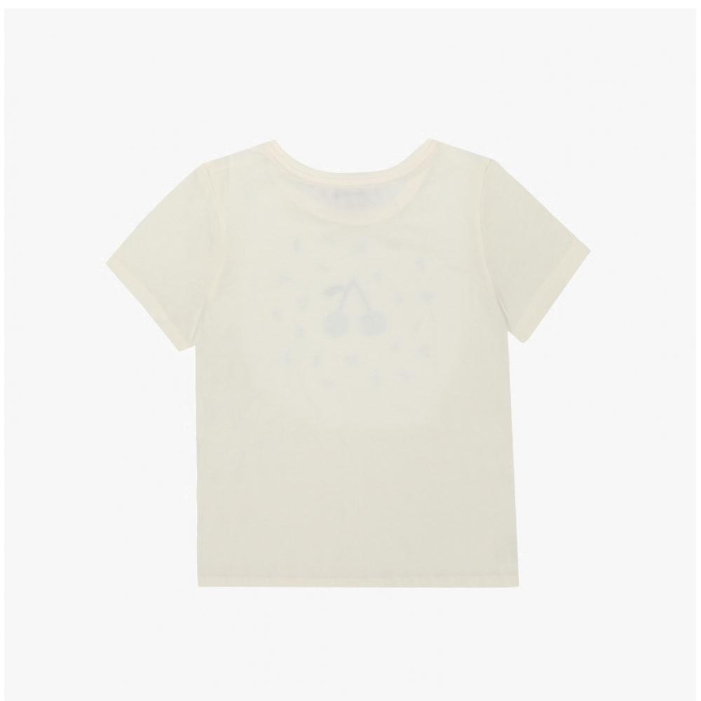 Bonpoint Alcala Girls Kids Short Sleeve Tee S05gtsk00026