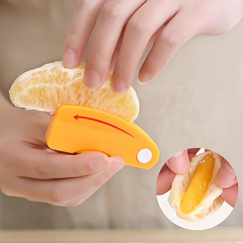 Orange Peeler, Plastic Orange Peeler, Simple Lemon Peeler, Grapefruit Peeler, Creative Cutter, Orange Peeler Tool,Fruit Peeler, Vegetable Fruit Tools