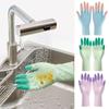 Thickened Cuffs Dishwashing Gloves Extended Housework Glove Gifts Rubber Latex Gloves