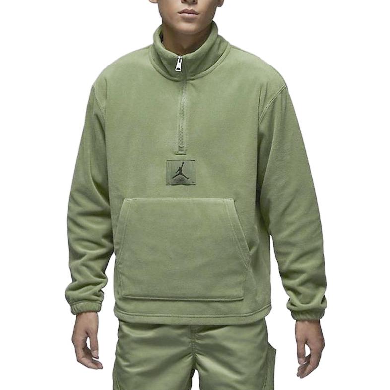 Jordan Air Jordan Essentials Зимний флисовый худи на молнии до середины груди Sky J Светло-оливковый FD7864-340