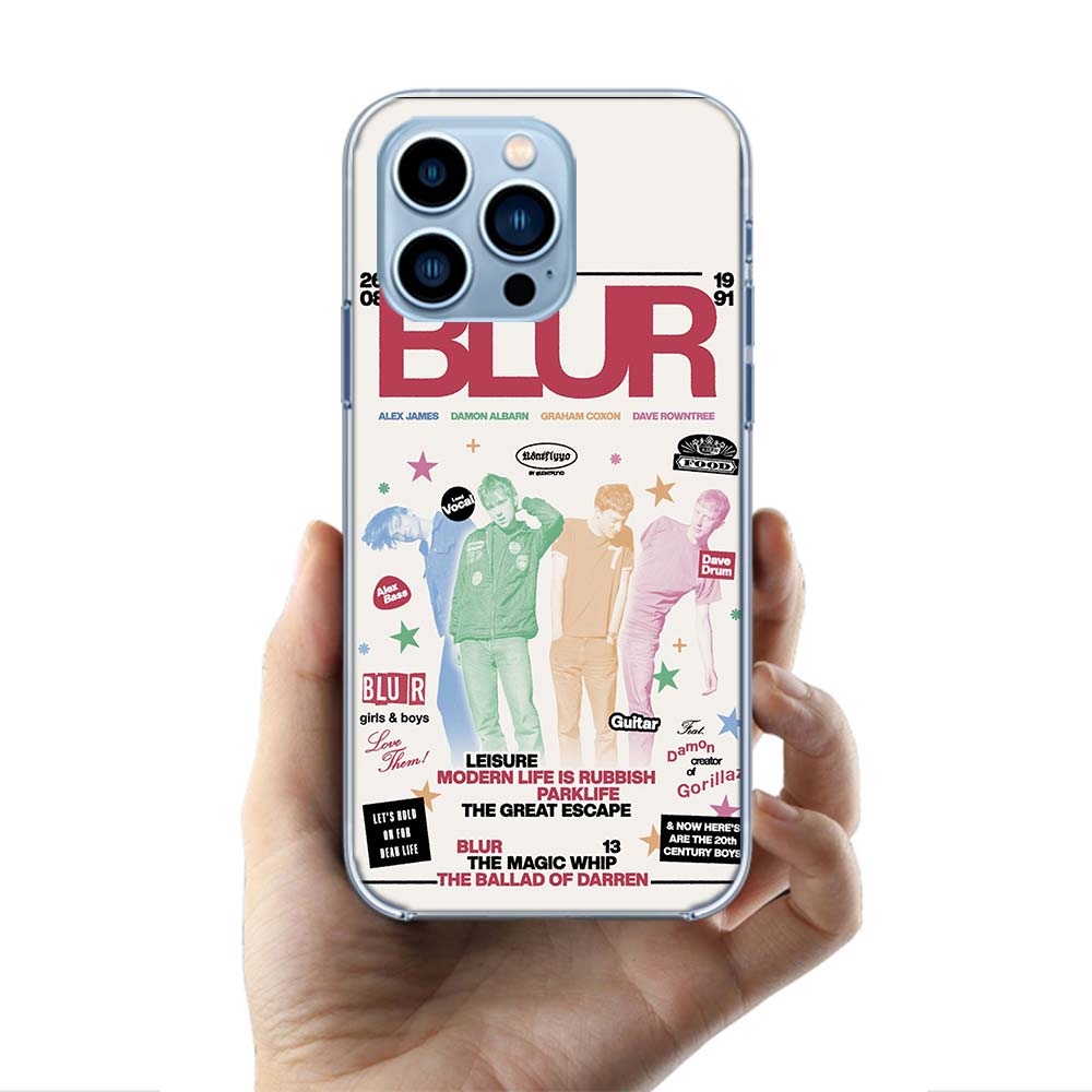 Blur Band Cases Phone Case For Iphone 17E 16E 17 Air 16 Pro Max 15 Pro 14 Plus 11 13 12 Mini Cover Cases Compatible with Suitabl