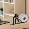Roll Paper Rack Creative Shape Sturdy Durable Waterproof Rust-Proof 3D Printed Free Standing Bathroom Toilet Paper Holder