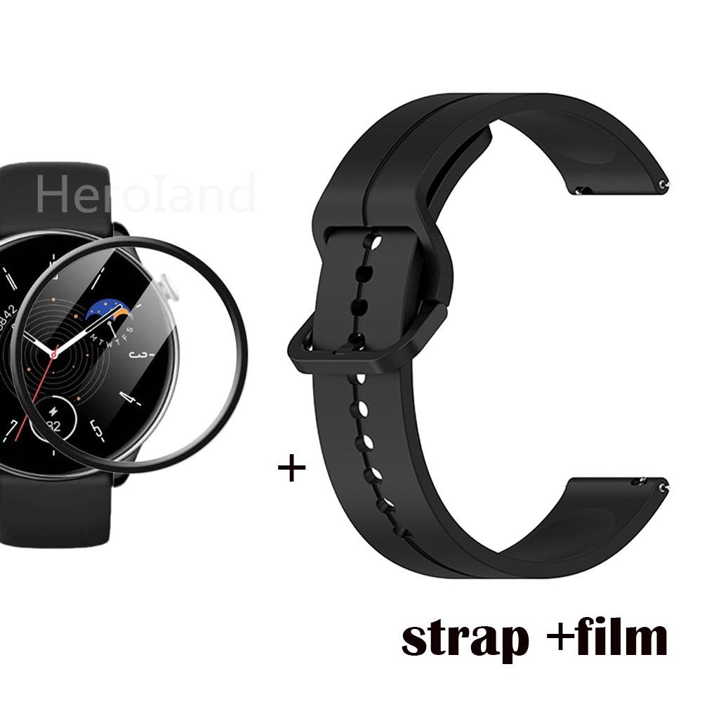 Ремешок 22 мм 20 мм для часов Huami Amazfit GTR Mini, браслет, силиконовый ремешок для Amazfit gts 4 mini Bip 3