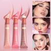 Жидкие румяна Матовые румяна для лица с аппликатором-подушечкой Шелковистая гладкая кремовая жидкая палочка для румян