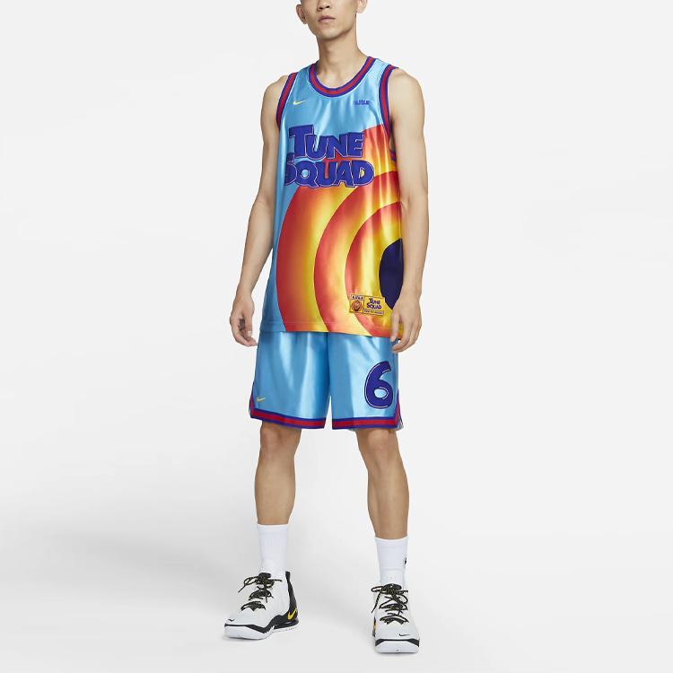 Nike Джерси LeBron X Space Jam Tune Squad (Азия) Голубая мужская уличная одежда Fury DJ3865-434