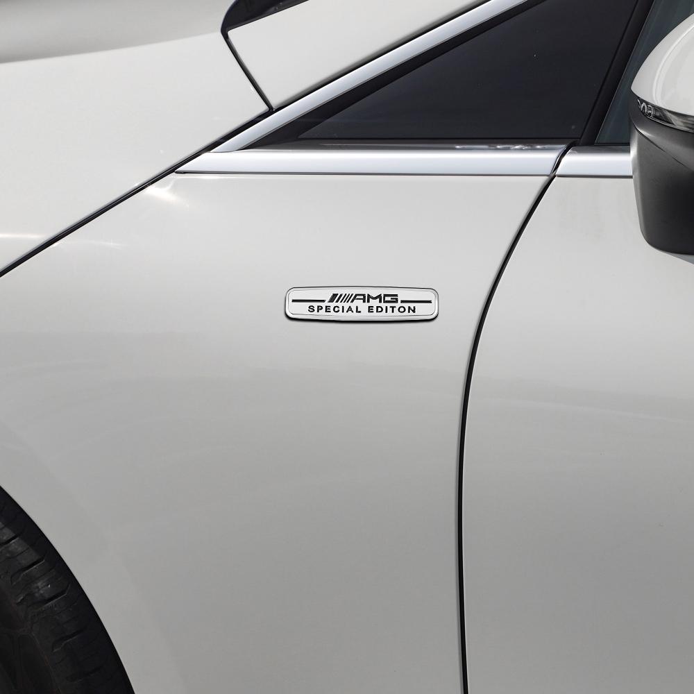 EJG4 3D AMG SPECIAL EDITION Badge Car Interior Exterior Decoration Metal Sticker for Mercedes Benz W176 W212 W204 W108 W196 W168 W205
