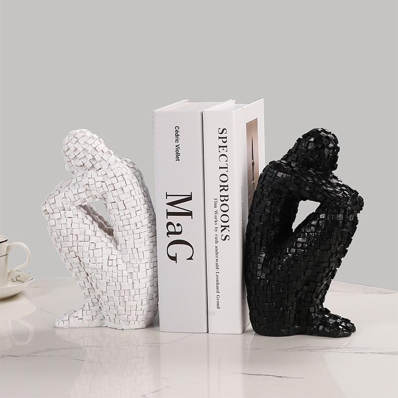 Фигура в европейском стиле, Скульптура, Созерцательное украшение, Статуэтка, Смола, Декорация, Украшение для книжного шкафа и винного шкафа