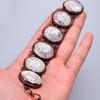 Fossil Coral Stone Electroformed Statement Unique New Bracelet Jewelry Copper V-76