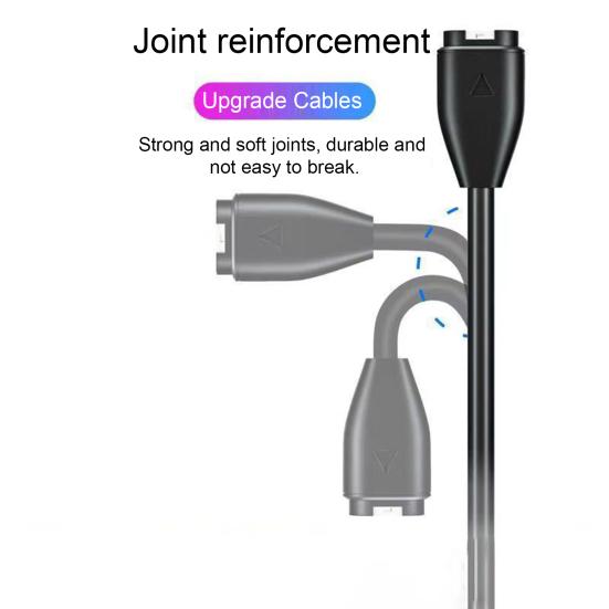 Универсальный зарядный кабель для часов с множественной защитой, металлический зонд, адаптер для зарядного устройства для Garmin 245M/158/255/955Fenix7/6/5