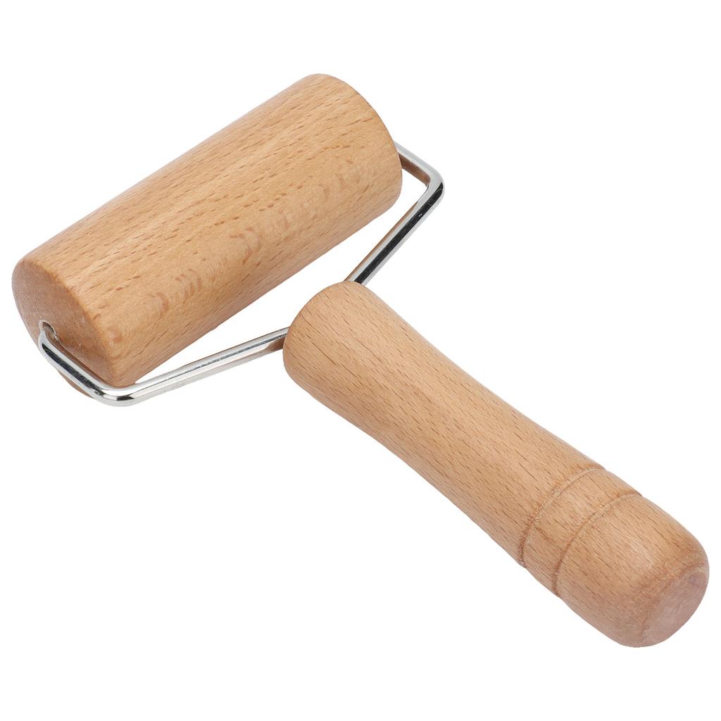 Wood Rolling Pin Pastry Pizza Hand Dough Roller for Bakery Kitchen Cake Bread Home Use