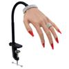 Silicone Practice Hand for Acrylic Nails Professional Manicure Nail Training Hand Model