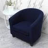 1Set Arc Seat Sofa Cover Stretch Spandex Washable Club Armchair Slipcover Relax Single Seat Tub Couch Cover With Cushion Covers