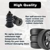 Набор для быстрого ремонта шин QuickFix RapidSeal: 60 шт. Прочные резиновые заглушки для винтов - Легкий DIY герметик для проколов для всех аксессуаров для транспортных средств