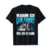 Warum Ich Lkw Fahre Slogan Motor Driver Truck T Shirt Vintage Washed Homme Fashion Graphic Soft Top For Everyday Wear Unisex