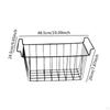 2 Pieces Deep Freezer Steel Wire Baskets Refrigerator Basket Practical