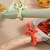 1/2/4Pcs Silicone Spatula Rack Crab Shape Anti Overflow Pot Holder Adjustable Anti-Scalding Cooking Pot Clip Kitchen Gadgets