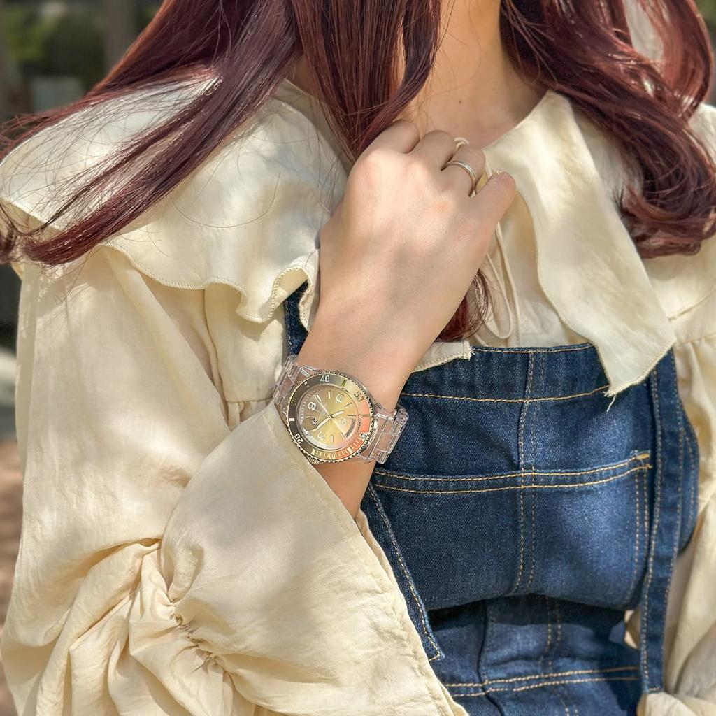 Авторизованный дистрибьютор Часы Ice watch 021438 Ice clear sunset clear Yoga medium day date [Ice watch] мужские [ICE sunset]