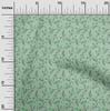 oneOone Cotton Flex Dusty Teal Green Fabric Autumn Fabric For Sewing Printed Craft Fabric By The Yard 40 Inch