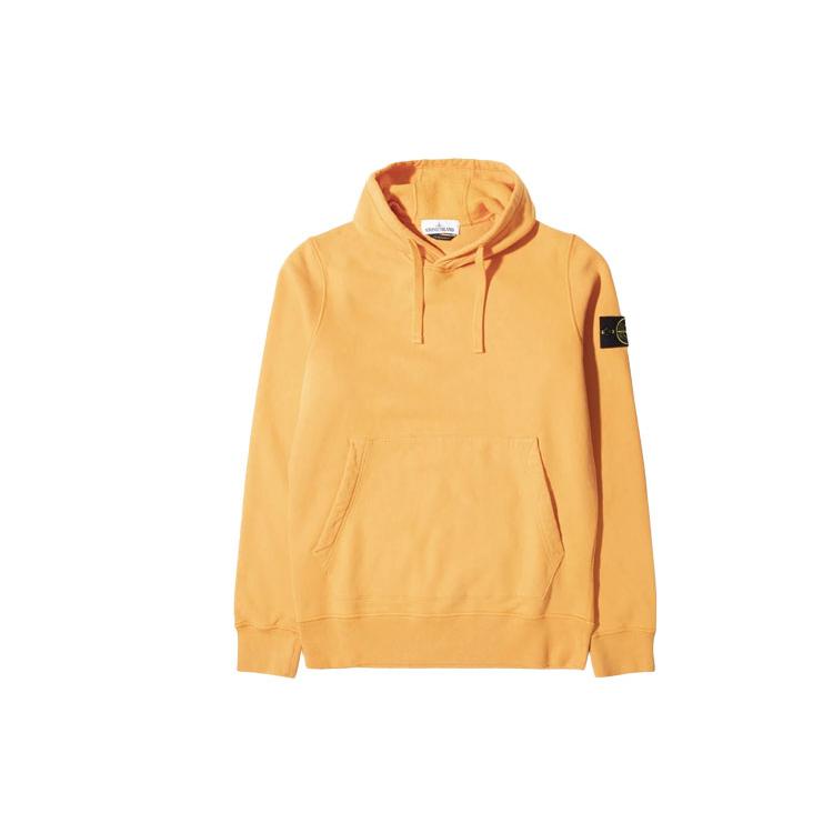 STONE ISLAND Sweatshirts Men's Orange Hooded Moderate Regular 731564120-V0032
