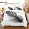 Комплект постельного белья Feather Duvet Cover Set 3D постельное белье Цифровая печать Постельное белье Queen Size Комплект постельного белья Модный дизайн