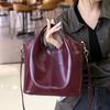 Сумка из натуральной кожи женская сумка большой емкости Premium Sense Bucket Bag Everything Commuter Soft Bag