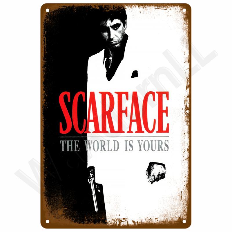 Retro Metal Sign Wall Art Mural Aesthetic Room Home Decor Items Poster Vintage Metal Plate Garage Decoration Tin Sign Plates Bar