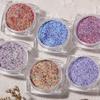Yousheng 5g Nail Art Powder Grain Effect Non Floating Colorful Reflective Glitter Nail Shiny Drill Powder для маникюра