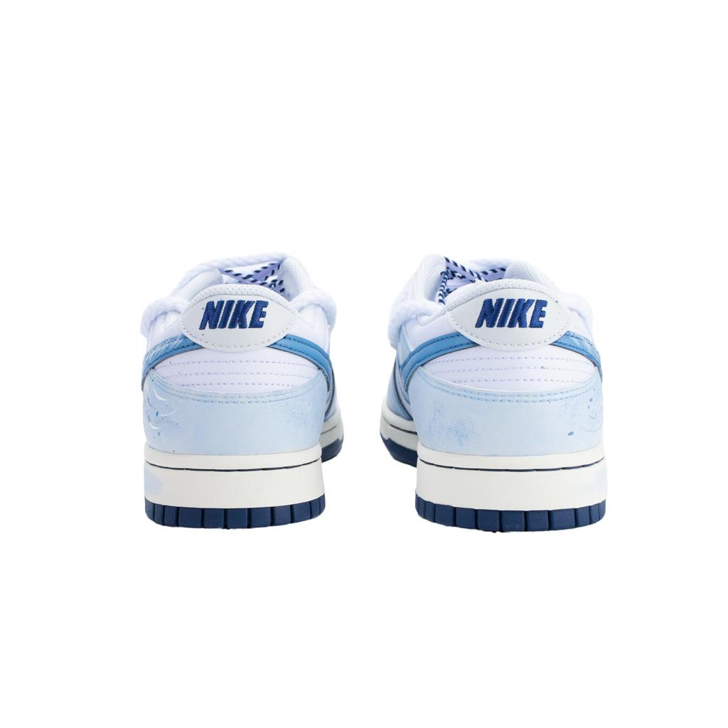 Nike Dunk Whispering Dusty Blue Abrasion Resistant Low top Skateboard Shoes Men's White Blue IM2222-101(Team836-)