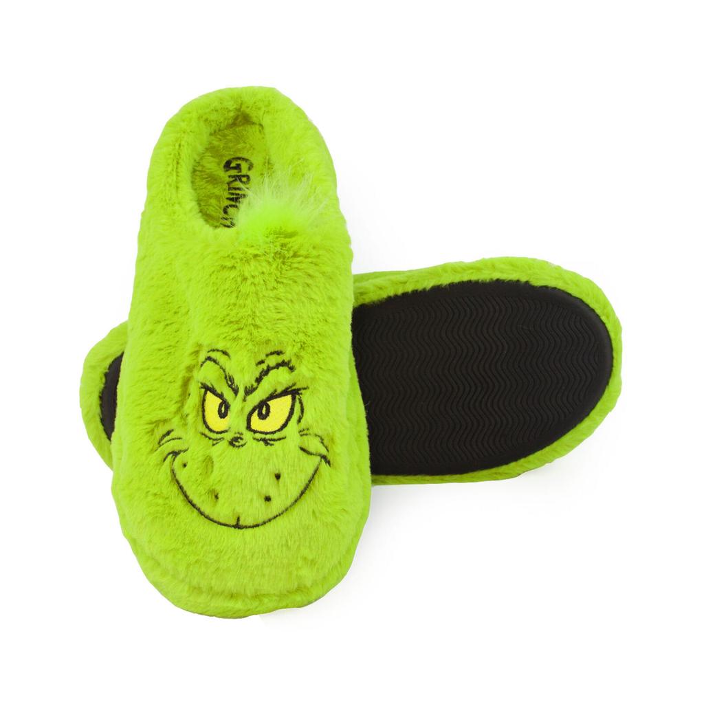 THE GRINCH Тапочки унисекс из искусственного меха для лица для взрослых