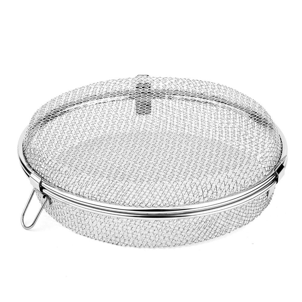 304 Stainless Steel Airfryer Basket Quickly Drain Oil Reusable Draining Basket Multi-functional Safety