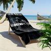 Custom Name Rainbow Six Siege Print Beach Towel, Large Soft Quick Dry Towel for Beach Camping Swimming