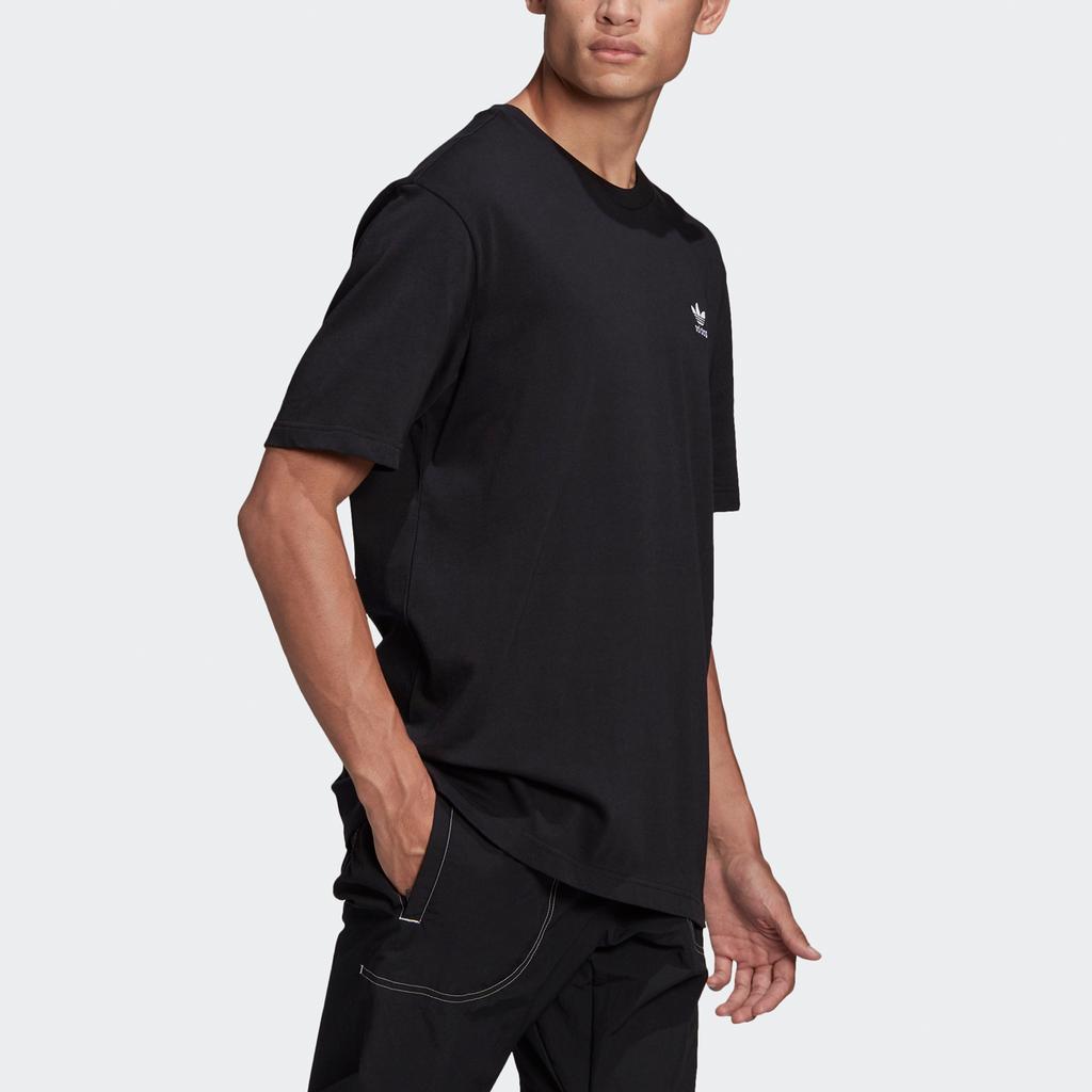 Adidas Мужская футболка Originals B+F с трилистником и принтом логотипа, черная, GN3454