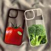 INS Корея Овощи Брокколи Помидор Чехол для Телефона Для iPhone 14 15 16 13 12 11 Pro Max XR XS X 7 8Plus Ударопрочный Прозрачный Жесткий Чехол
