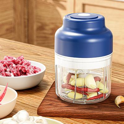 Yousheng Электрический измельчитель чеснока Мини Портативный Измельчитель овощей USB Зарядка Беспроводной Кухонный комбайн Слайсер для мяса Венчик для яиц