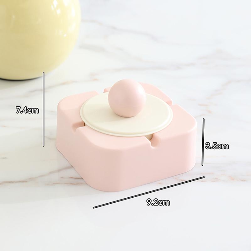 Creative Ashtray Plastic Home Internet Cafe Office Ashtray Enlarged With Lid Anti-Fly Ash Ashtray Ornaments