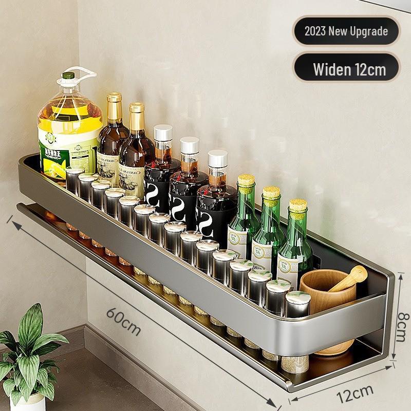 Настенная полка для специй Gao Wenhai без сверления - Кухонные полки для хранения