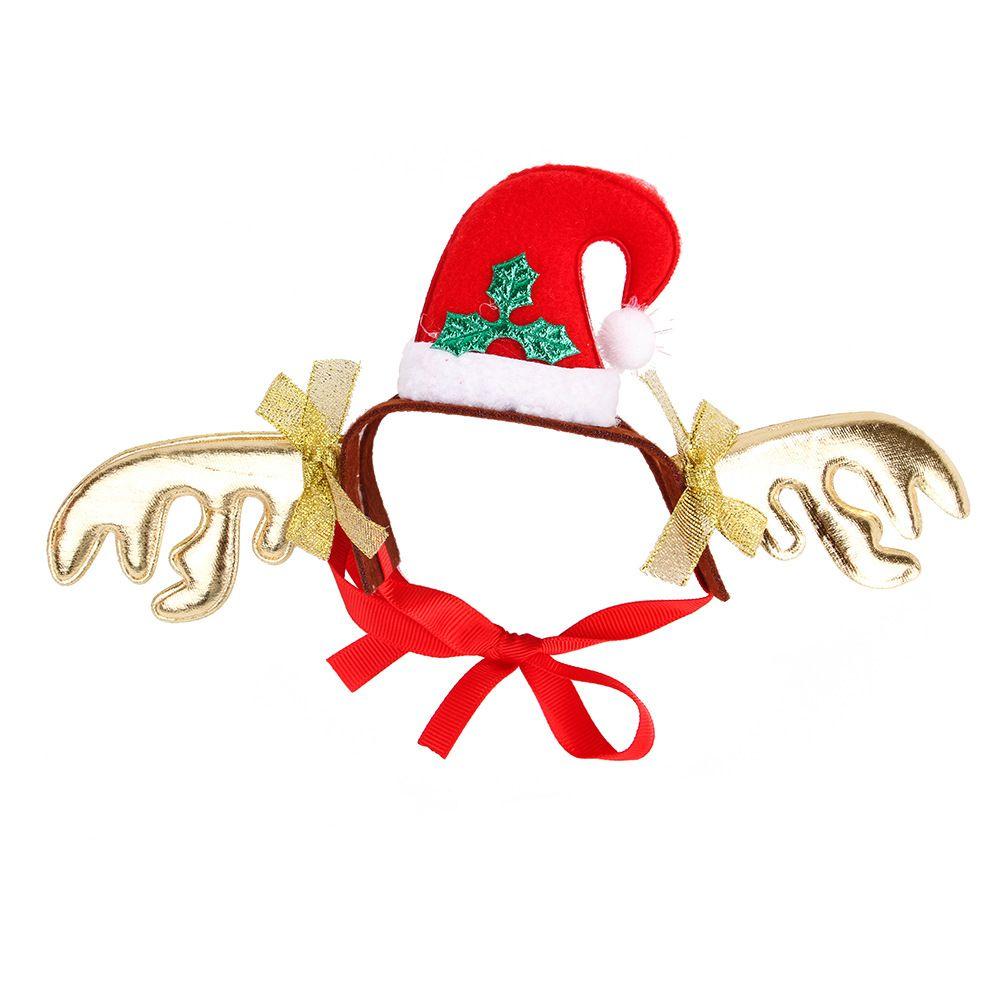Old Man Variety of Dog Cat Dress Up Funny Headgear Pet Christmas Headgear Dog Cat Headgear