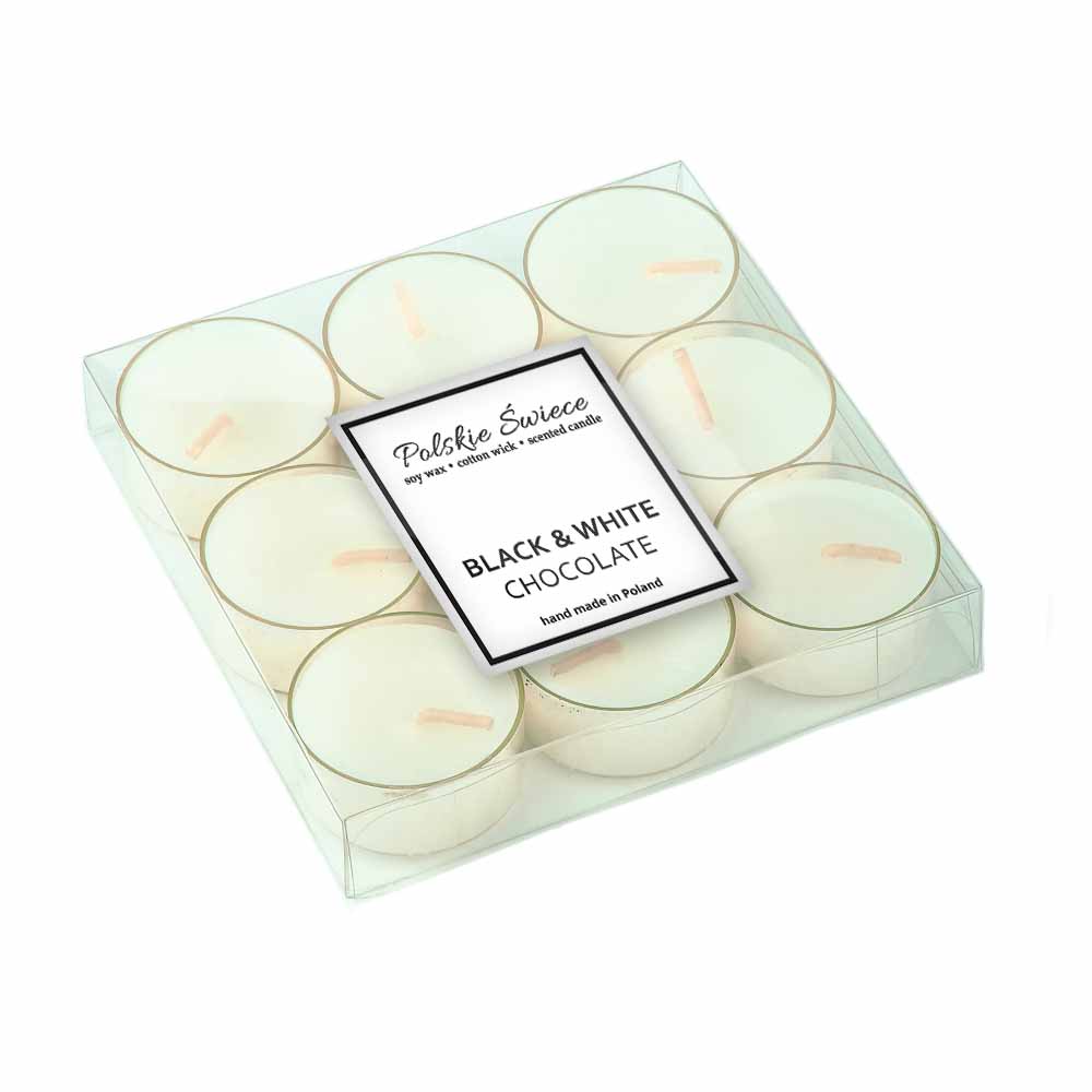 AROMATIC SOY WARMERS a'9 B&W CHOCOLATE Tea-light