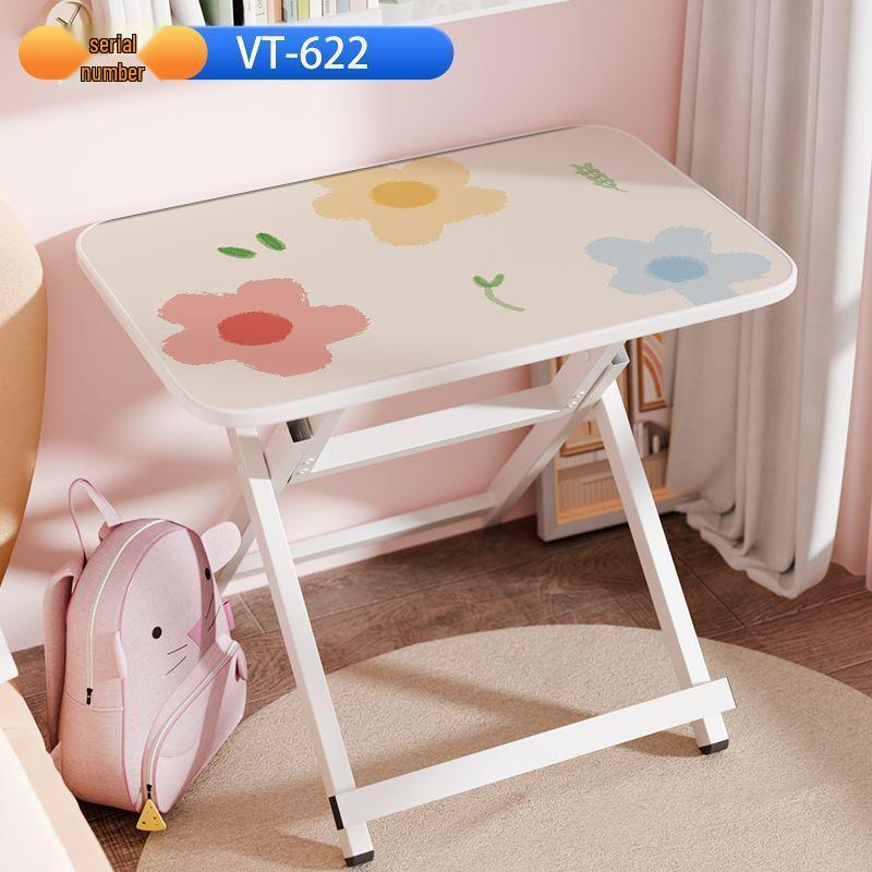 Детский портативный многофункциональный складной стол для учебы и набор стульев - Не требует установки