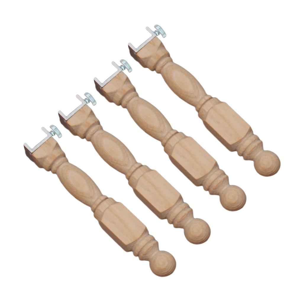 4 шт., деревянные пяльцы для вышивания, увеличивающие сменные швейные инструменты