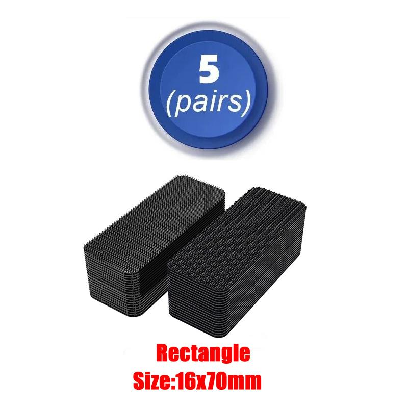 Xiaomi 5/10pairs Carpet Mat Fixing Stickers Universal Car Foot Pad Invisible Non Slip Tape Nylon Magic Tape Auto Traceless Adhesive