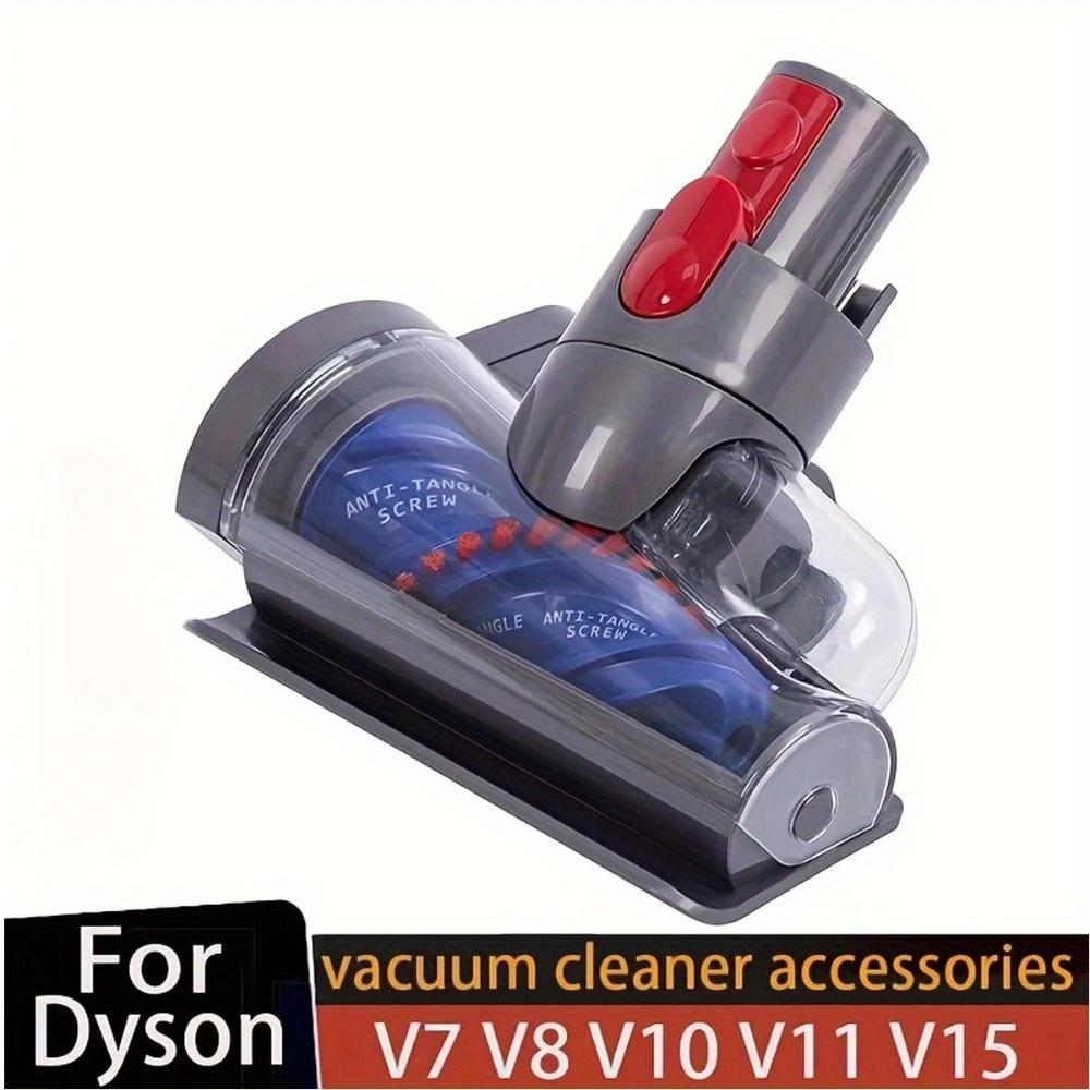 Anti-Tangle Mini Motorized Brush Head for Dyson V7 V8 V10 V11 V15 Vacuum Cleaner Part, Suitable for Sofas, Beds, Car Seats