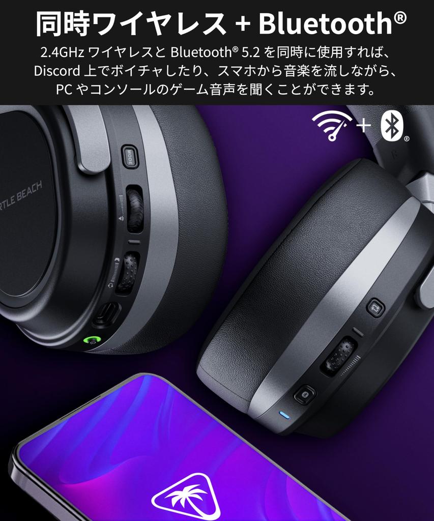 TURTLE BEACH Stealth 700 Gen 3 Игровая гарнитура для ПК с 2 одновременными беспроводными аудиоканалами, 60-мм драйверы, ИИ-шумоподавление, Время работы от батареи, Гарантия производителя, Дистрибьютор, Гарнитура,