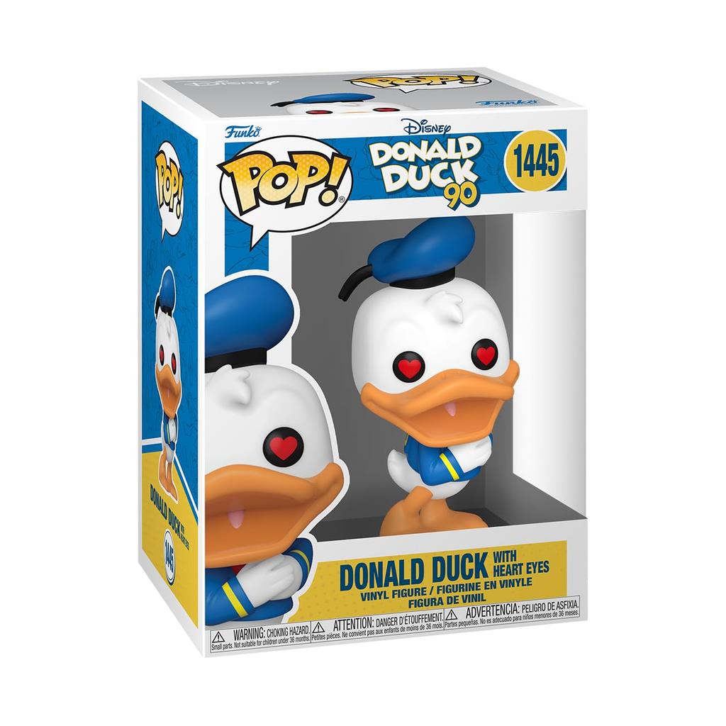 Disney Donald Duck HEART EYES 90th Anniversary Figure Disney 90th Funko Funko!POP