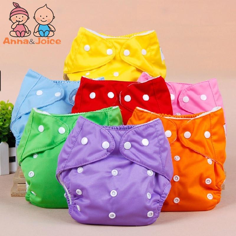 Baby Diapers Washable Reusable Nappies Grid/Cotton Training Pant Cloth Diaper Baby Winter